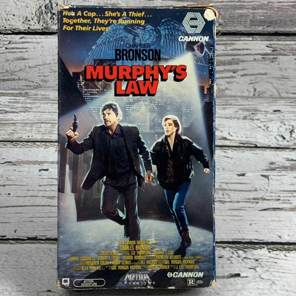 Murphy's Law (VHS, 1986) Charles‎ Bronson Action Thriller - Great Condition